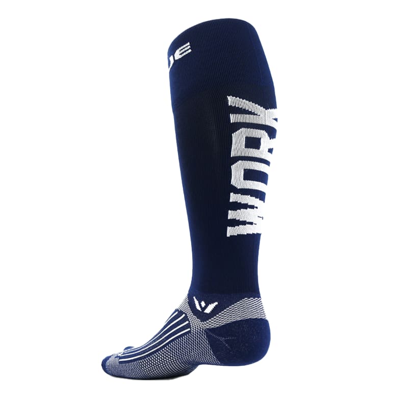Rogue Work Hard Compression Socks Navy Rogue Fitness Canada